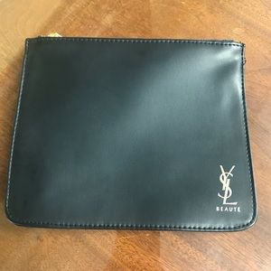 YSL Beaute Black Clutch Pouch, Never Used!